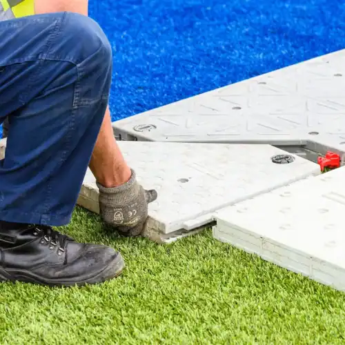 I-Trac temporary flooring