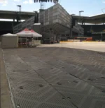 Euromat install for event setup